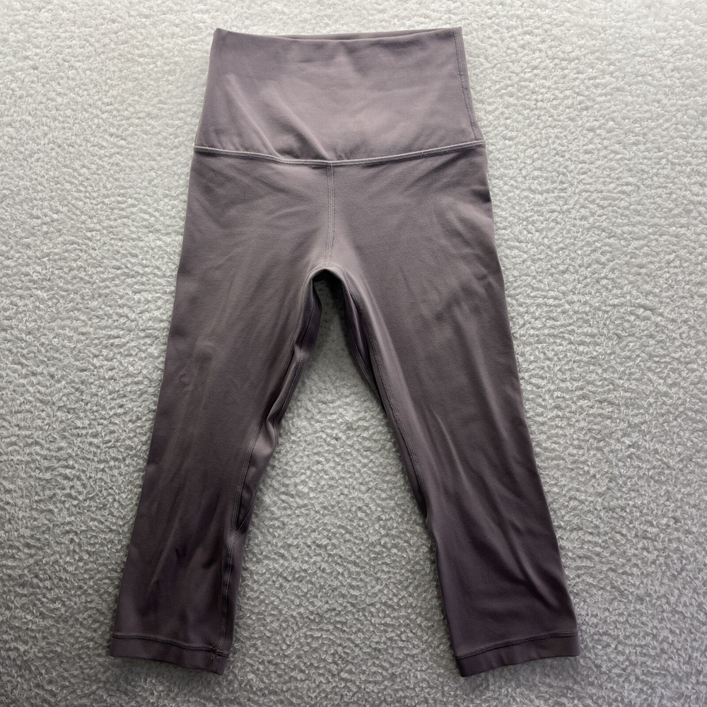 Lululemon Leggings Womens 2 Gray Stretch Active Chore Yoga Gym Training Running